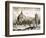 View of Florence-English School-Framed Giclee Print