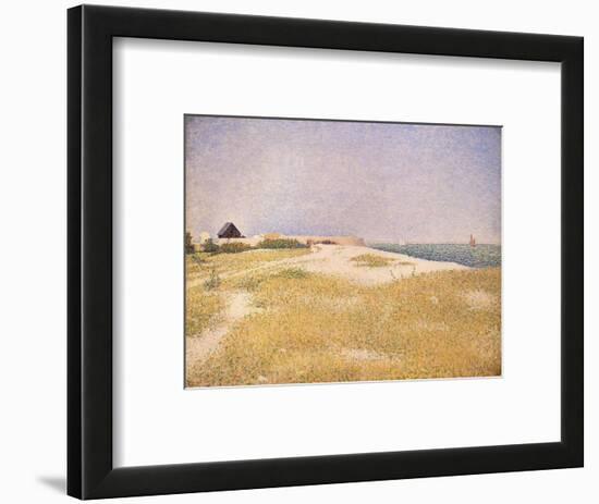 View of Fort Samson, 1885-Georges Seurat-Framed Premium Giclee Print