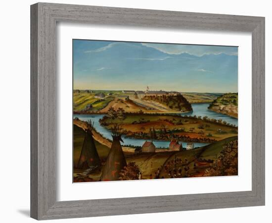 View of Fort Snelling, C.1850-Edward K. Thomas-Framed Giclee Print