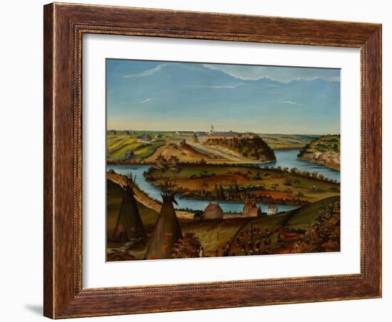 View of Fort Snelling, C.1850-Edward K. Thomas-Framed Giclee Print