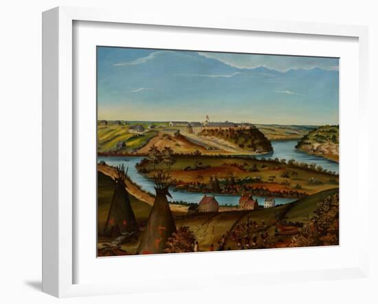 View of Fort Snelling, C.1850-Edward K. Thomas-Framed Giclee Print