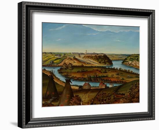 View of Fort Snelling, C.1850-Edward K. Thomas-Framed Giclee Print