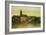 View of Frankfurt Am Main from Sachsenhausen, with the Old Bridge, 1858-Gustave Courbet-Framed Giclee Print