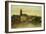 View of Frankfurt Am Main from Sachsenhausen, with the Old Bridge, 1858-Gustave Courbet-Framed Giclee Print