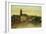 View of Frankfurt Am Main from Sachsenhausen, with the Old Bridge, 1858-Gustave Courbet-Framed Giclee Print
