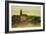 View of Frankfurt Am Main from Sachsenhausen, with the Old Bridge, 1858-Gustave Courbet-Framed Giclee Print