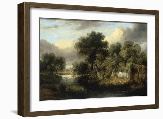 View of Fritton Decoy, Norfolk-James Stark-Framed Giclee Print