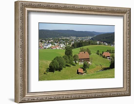 View of Furtwangen, Black Forest, Baden-Wurttemberg, Germany, Europe-Jochen Schlenker-Framed Photographic Print