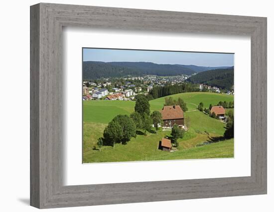 View of Furtwangen, Black Forest, Baden-Wurttemberg, Germany, Europe-Jochen Schlenker-Framed Photographic Print