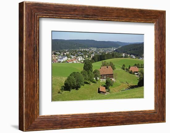 View of Furtwangen, Black Forest, Baden-Wurttemberg, Germany, Europe-Jochen Schlenker-Framed Photographic Print