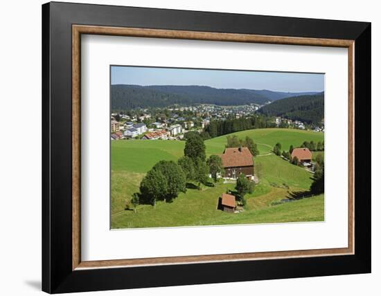 View of Furtwangen, Black Forest, Baden-Wurttemberg, Germany, Europe-Jochen Schlenker-Framed Photographic Print