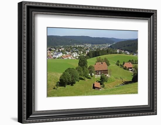 View of Furtwangen, Black Forest, Baden-Wurttemberg, Germany, Europe-Jochen Schlenker-Framed Photographic Print