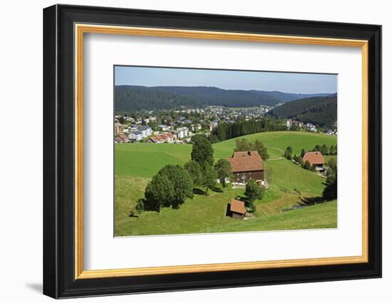 View of Furtwangen, Black Forest, Baden-Wurttemberg, Germany, Europe-Jochen Schlenker-Framed Photographic Print