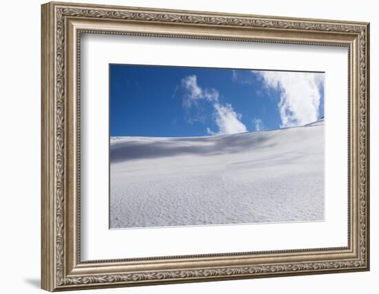 View of glacier, Bonner Glacier, Mount Aspiring National Park, West Coast, South Island, New Zea...-null-Framed Photographic Print