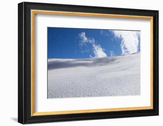 View of glacier, Bonner Glacier, Mount Aspiring National Park, West Coast, South Island, New Zea...-null-Framed Photographic Print