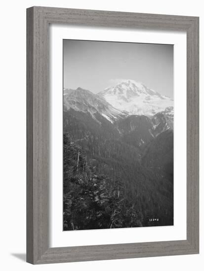 View of Glacier Peak, Circa 1909-Asahel Curtis-Framed Giclee Print