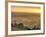 View of Glastonbury During Sunset from Glastonbury Tor, Somerset, England, United Kingdom, Europe-Sara Erith-Framed Photographic Print