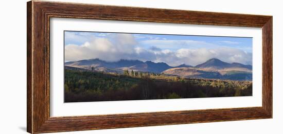 View of Goatfell and the Northern Mountains, Isle of Arran, North Ayrshire, Scotland, United Kingdo-Gary Cook-Framed Photographic Print