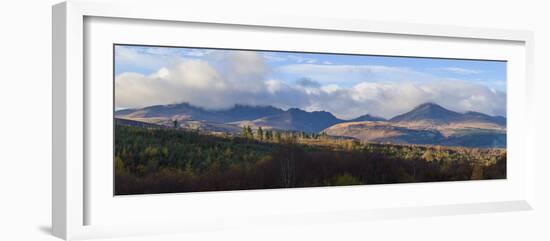 View of Goatfell and the Northern Mountains, Isle of Arran, North Ayrshire, Scotland, United Kingdo-Gary Cook-Framed Photographic Print