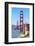 View of Golden Gate Bridge, San Francisco, California, North America-Marco Simoni-Framed Photographic Print