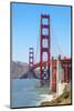 View of Golden Gate Bridge, San Francisco, California, North America-Marco Simoni-Mounted Photographic Print