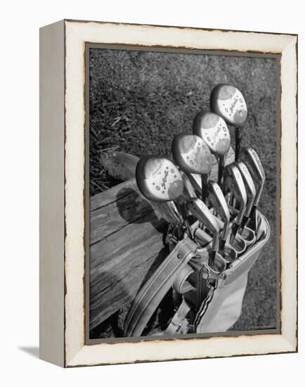 View of Golf Clubs-Bernard Hoffman-Framed Premier Image Canvas