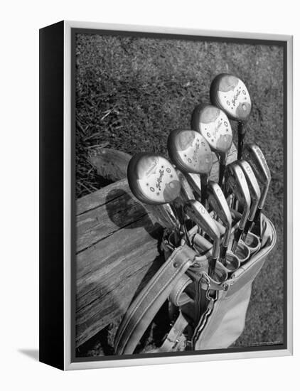 View of Golf Clubs-Bernard Hoffman-Framed Premier Image Canvas