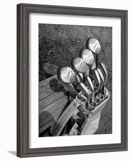 View of Golf Clubs-Bernard Hoffman-Framed Photographic Print