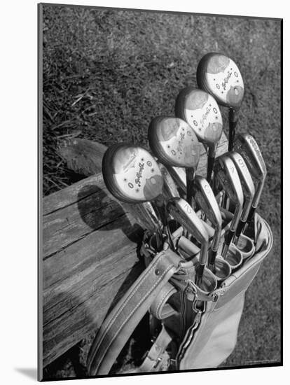 View of Golf Clubs-Bernard Hoffman-Mounted Photographic Print