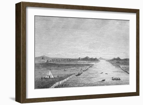 View of Gondokoro-null-Framed Giclee Print