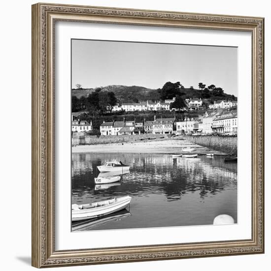 View of Gorey Harbour on the Island of Jersey, 1965-Staff-Framed Photographic Print