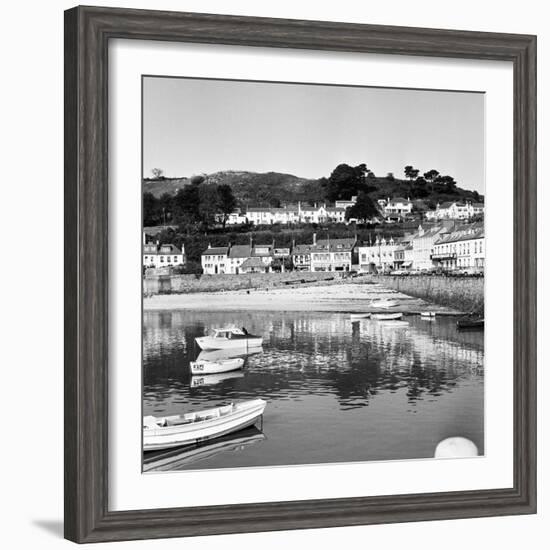 View of Gorey Harbour on the Island of Jersey, 1965-Staff-Framed Photographic Print