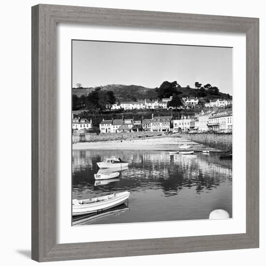 View of Gorey Harbour on the Island of Jersey, 1965-Staff-Framed Photographic Print