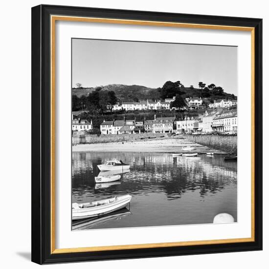 View of Gorey Harbour on the Island of Jersey, 1965-Staff-Framed Photographic Print
