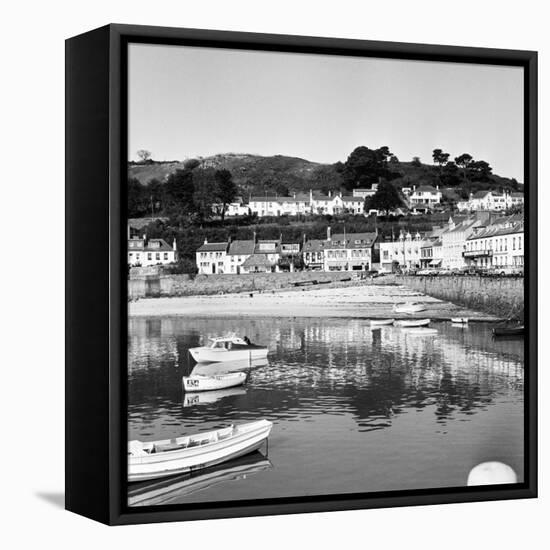 View of Gorey Harbour on the Island of Jersey, 1965-Staff-Framed Premier Image Canvas