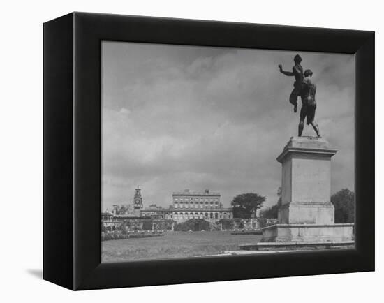 View of Great House at Cliveden, Estate Owned by Lord William Waldorf Astor and Lady Nancy Astor-Hans Wild-Framed Premier Image Canvas