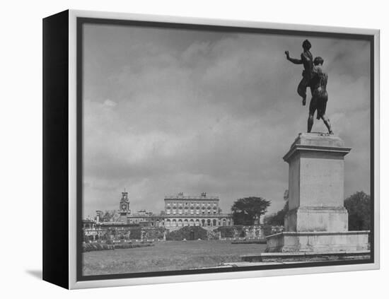 View of Great House at Cliveden, Estate Owned by Lord William Waldorf Astor and Lady Nancy Astor-Hans Wild-Framed Premier Image Canvas