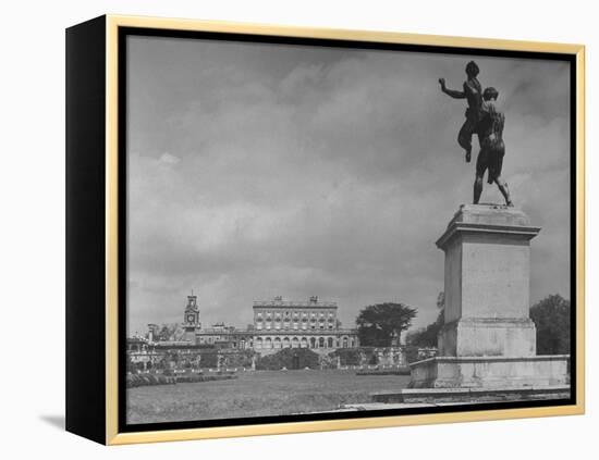 View of Great House at Cliveden, Estate Owned by Lord William Waldorf Astor and Lady Nancy Astor-Hans Wild-Framed Premier Image Canvas