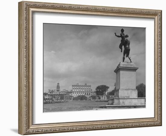 View of Great House at Cliveden, Estate Owned by Lord William Waldorf Astor and Lady Nancy Astor-Hans Wild-Framed Photographic Print