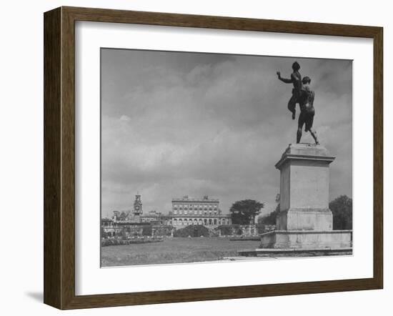 View of Great House at Cliveden, Estate Owned by Lord William Waldorf Astor and Lady Nancy Astor-Hans Wild-Framed Photographic Print