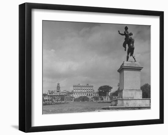 View of Great House at Cliveden, Estate Owned by Lord William Waldorf Astor and Lady Nancy Astor-Hans Wild-Framed Photographic Print