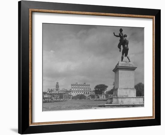 View of Great House at Cliveden, Estate Owned by Lord William Waldorf Astor and Lady Nancy Astor-Hans Wild-Framed Photographic Print