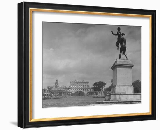 View of Great House at Cliveden, Estate Owned by Lord William Waldorf Astor and Lady Nancy Astor-Hans Wild-Framed Photographic Print