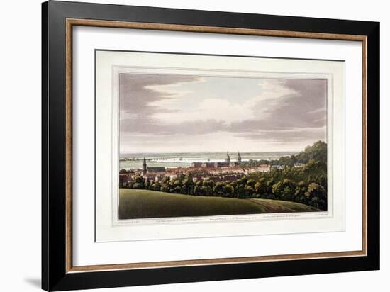 View of Greenwich, London, 1795-Joseph Constantine Stadler-Framed Giclee Print