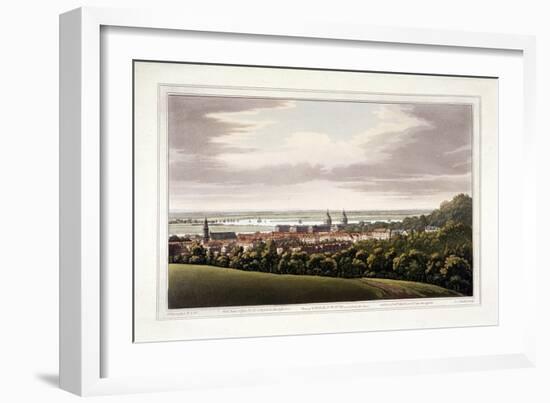 View of Greenwich, London, 1795-Joseph Constantine Stadler-Framed Giclee Print