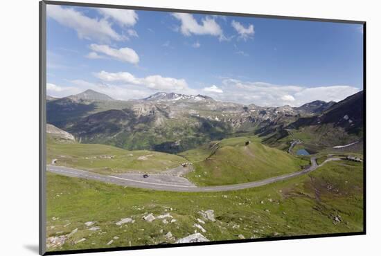 View of Grossglockner Hochalpenstrasse, Hohe Tauern, Carinthia, East Tyrol, Austria-Christian Zappel-Mounted Photographic Print