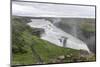 View of Gullfoss (Golden Waterfall) on the Hvita River, Iceland, Polar Regions-Michael Nolan-Mounted Photographic Print