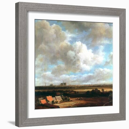 View of Haarlem, 1670-Jacob van Ruisdael-Framed Giclee Print