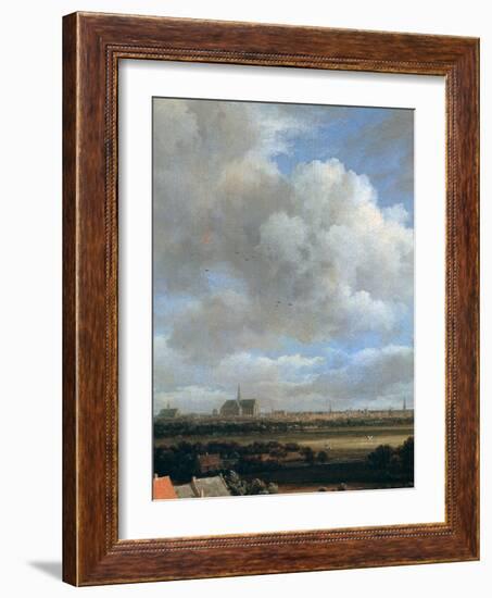 View of Haarlem, (Detail), C1670-Jacob van Ruisdael-Framed Giclee Print