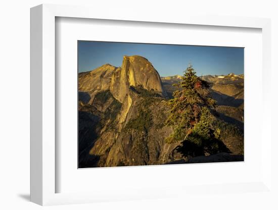 View of Half Dome from Glacier Point at sunset, Yosemite National Park, California-Adam Jones-Framed Photographic Print